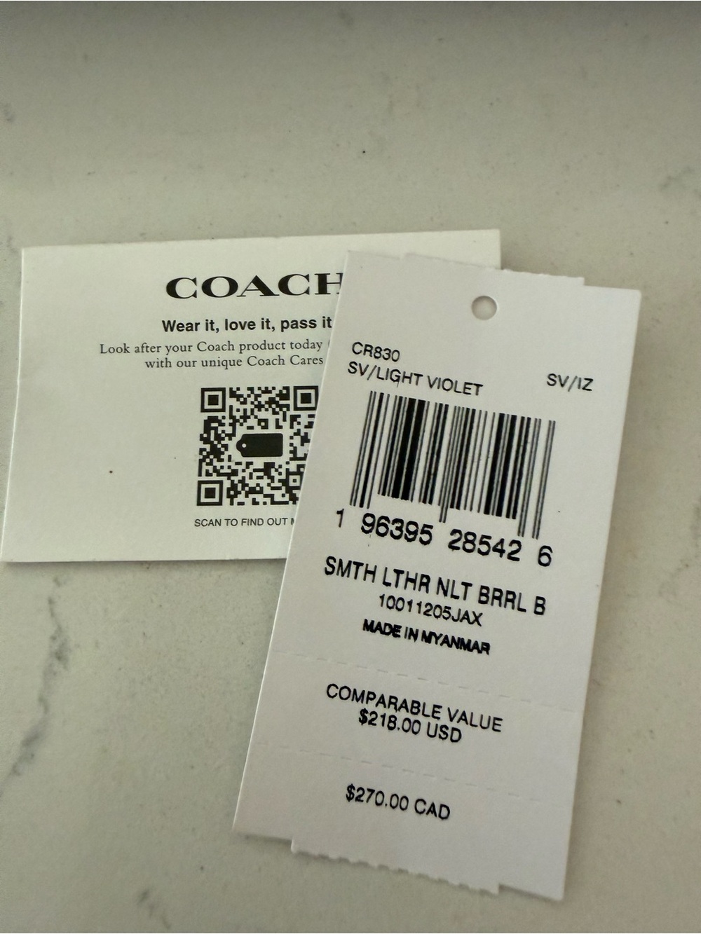 COACH Nolita Mini Leather Barrel bag/wristlet - Picture 4 of 4